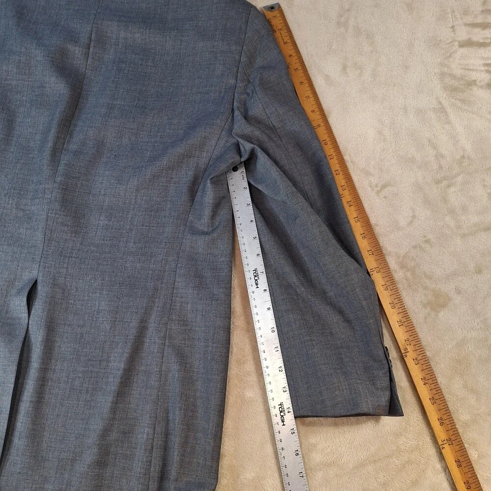 Lauren Ralph Lauren Suit Jacket Mens 40 R Gray Single Vent 2 Button Formal